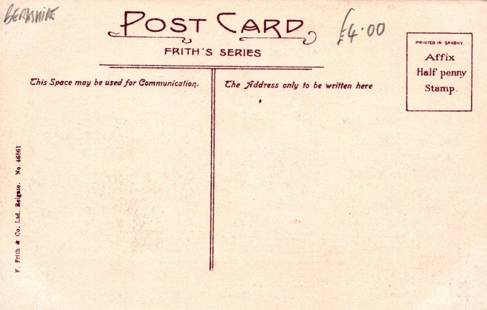 Berkshire Postcard - Ascot, Royal Hotel - Mo’s Postcards 