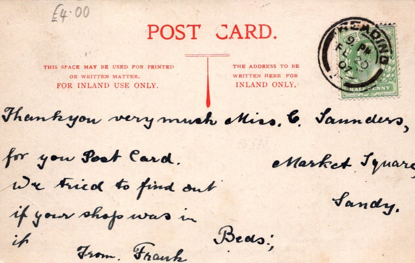 Berkshire Postcard - Wellingtonian Avenue, Near Wokingham, 1907 - Mo’s Postcards 