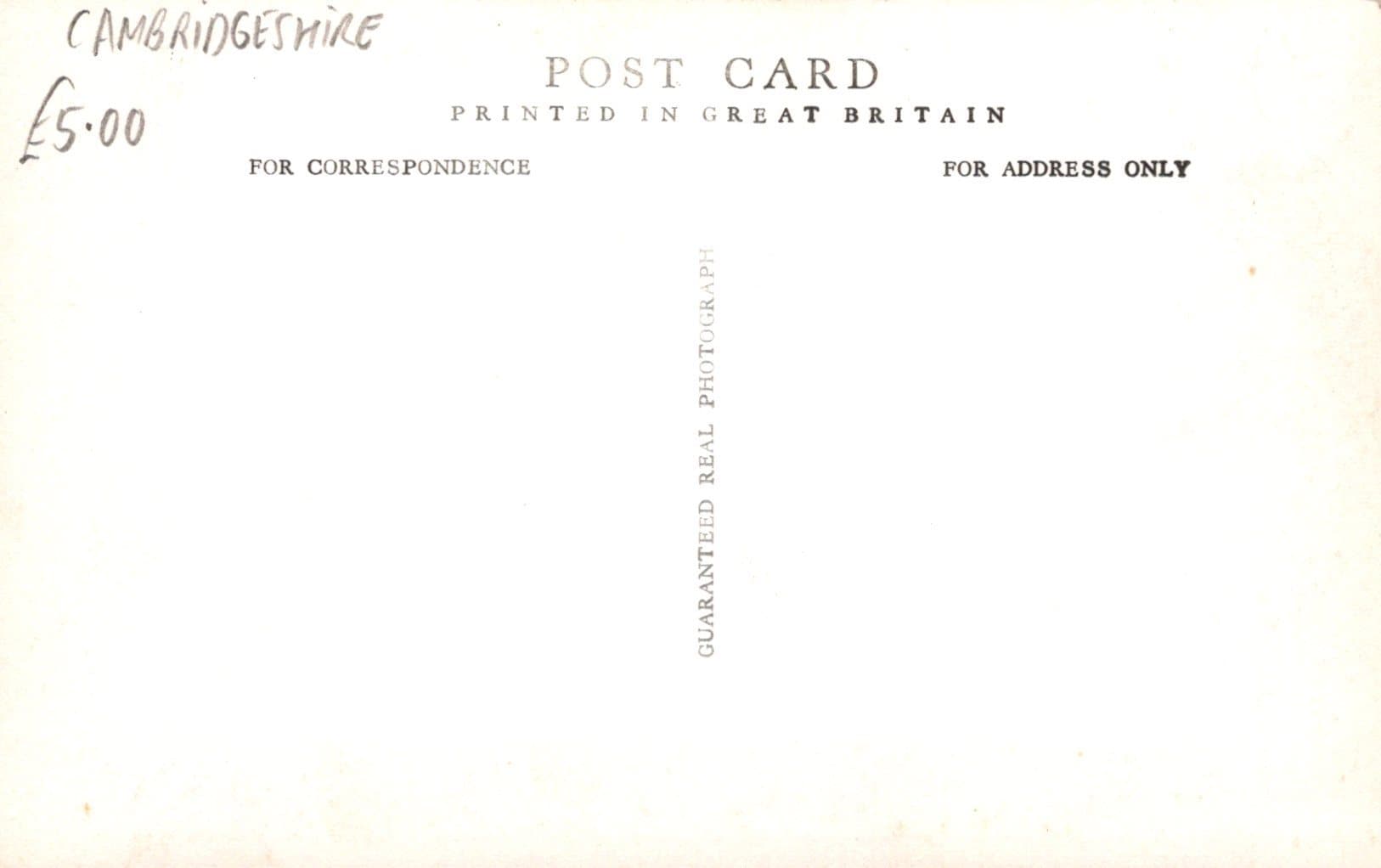 Cambridgeshire Postcard - Home of Rupert Brooke, 1909 II - The Orchard, Grantchester - Mo’s Postcards 