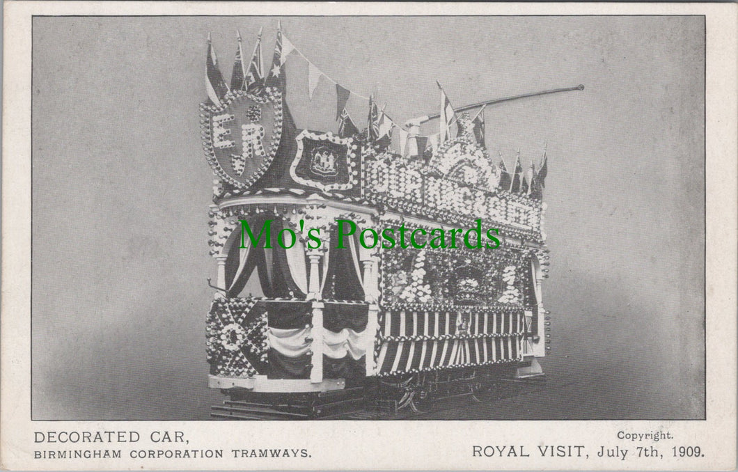 Decorated Tram Car, Birmingham