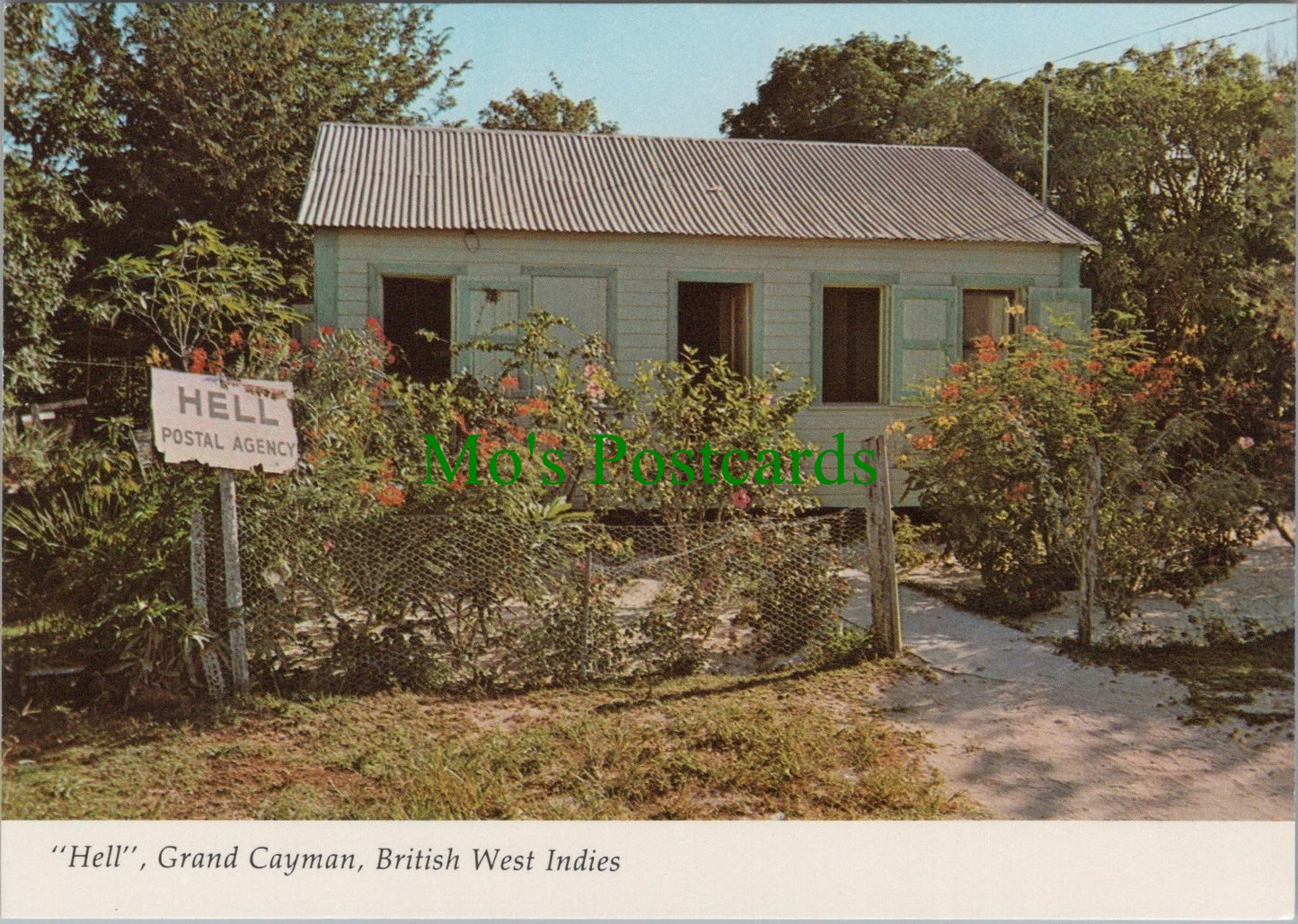 "Hell" Postal Agency, Grand Cayman, British West Indies