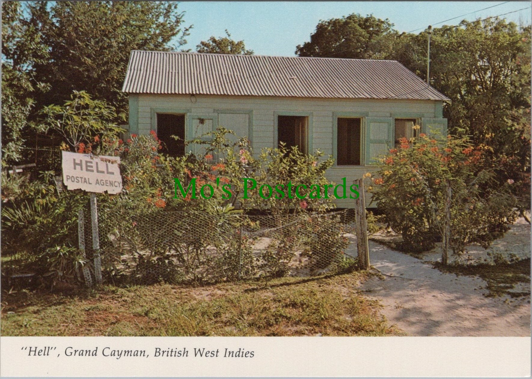 "Hell" Postal Agency, Grand Cayman, British West Indies