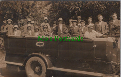 Charabanc Passengers, H.Russett & Sons, Bristol
