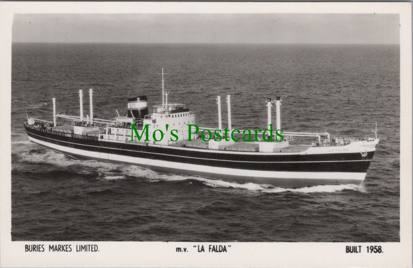 Shipping Postcard - M.V."La Falda"