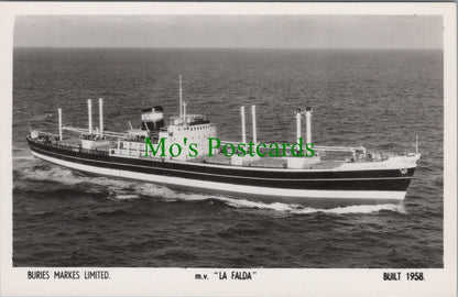 Shipping Postcard - M.V."La Falda"