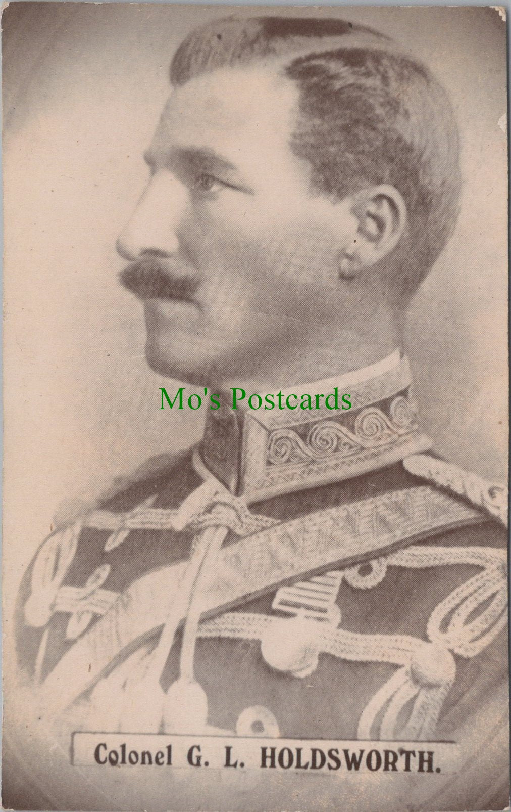 Military Postcard - Colonel G.L.Holdsworth