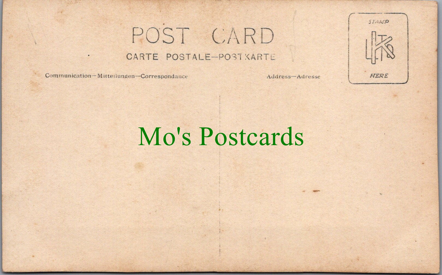 Military Postcard - Colonel G.L.Holdsworth