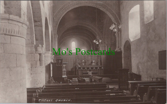 Interior of Ewenny Church, Glamorgan