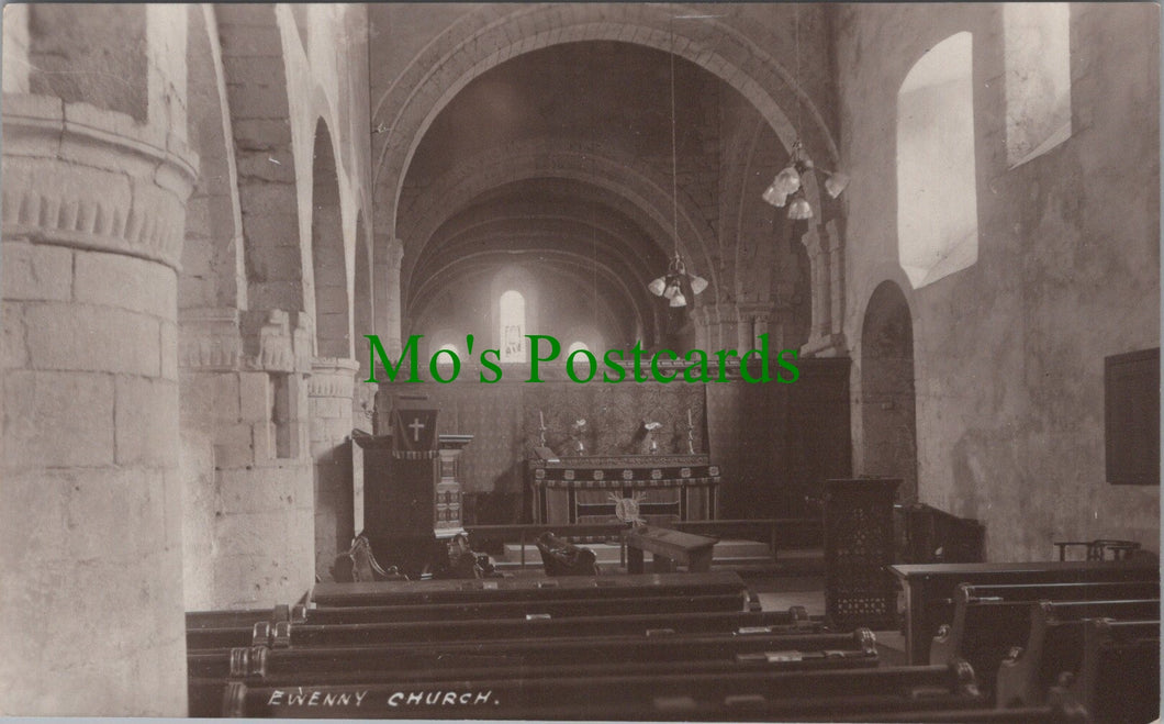 Interior of Ewenny Church, Glamorgan