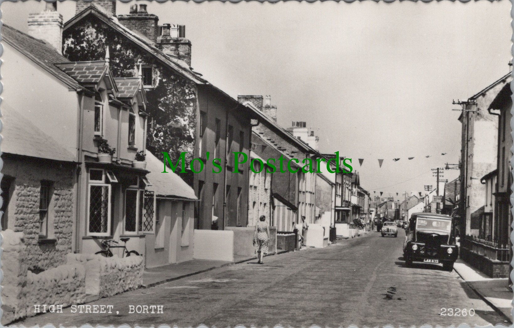 The High Street, Borth, Cardiganshire