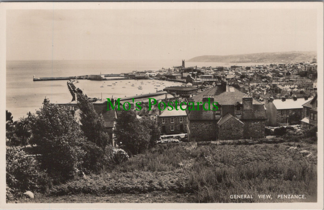 General View of Penzance, Cornwall