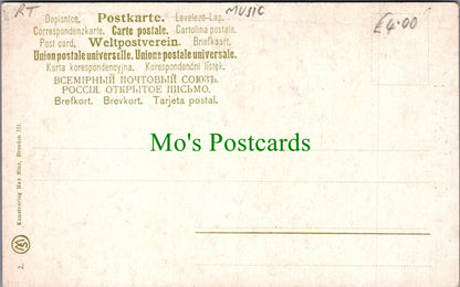 Music Postcard - Composer Franz Liszt