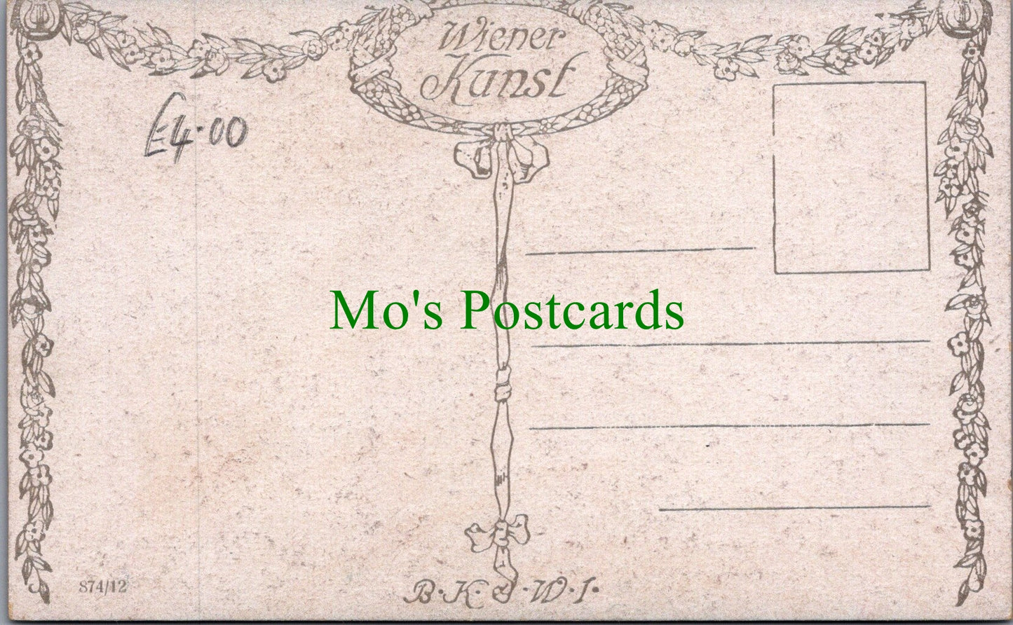 Music Postcard - Composer Wolfgang Amadeus Mozart