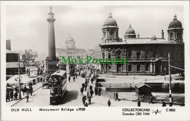Monument Bridge c1920, Old Hull, Yorkshire