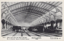Load image into Gallery viewer, Bristol Postcard - Bristol Train Station c1860 - Early Days on The Great Western - Mo’s Postcards 
