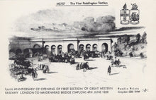 Load image into Gallery viewer, London Postcard - The First Paddington Railway Station, Great Western Railway 1838 - Mo’s Postcards 

