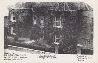 London Postcard - Old Hanwell - Cherington House 1896 - Mo’s Postcards 