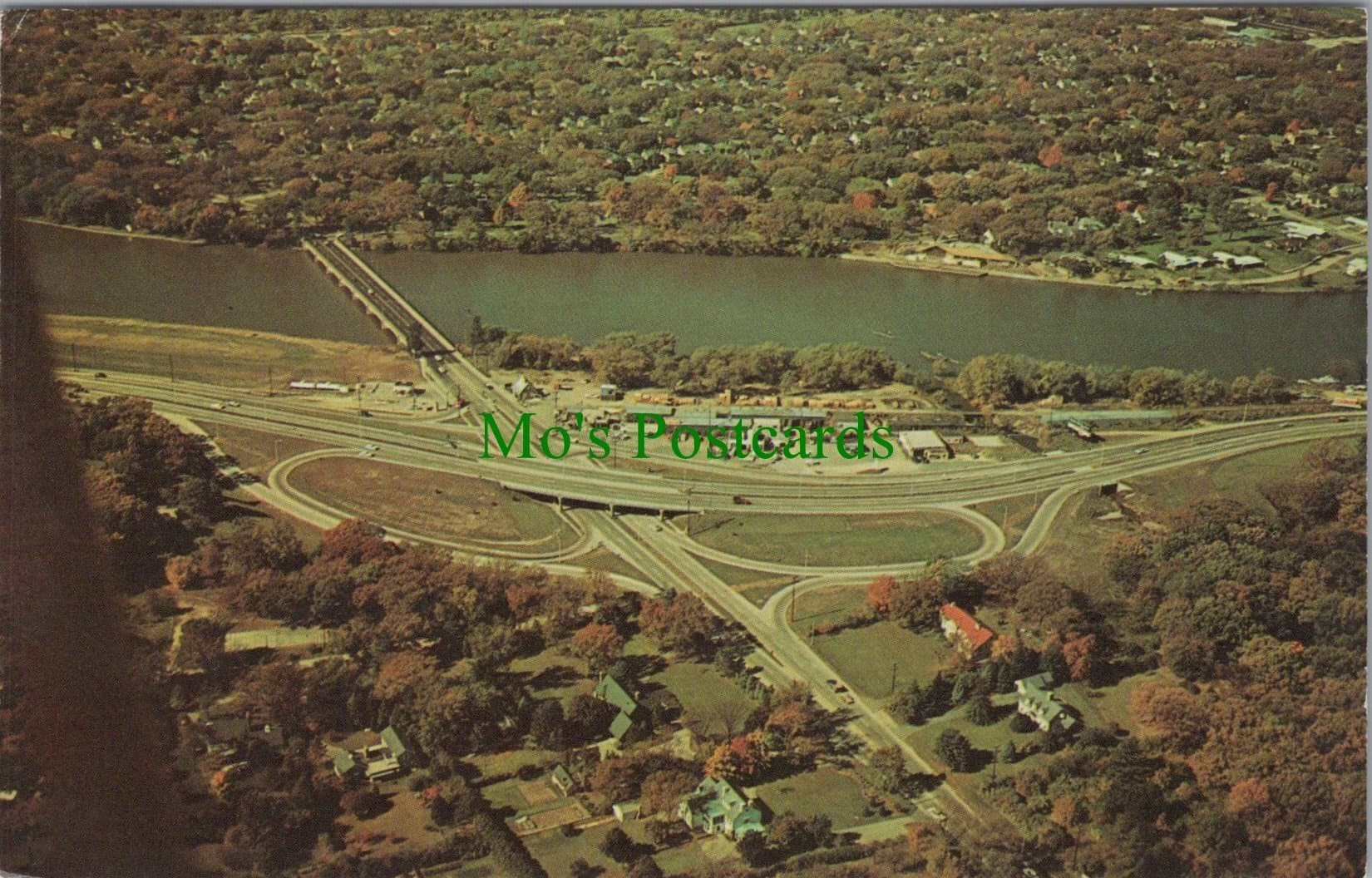 Aerial View of Cloverleaf, Illinois