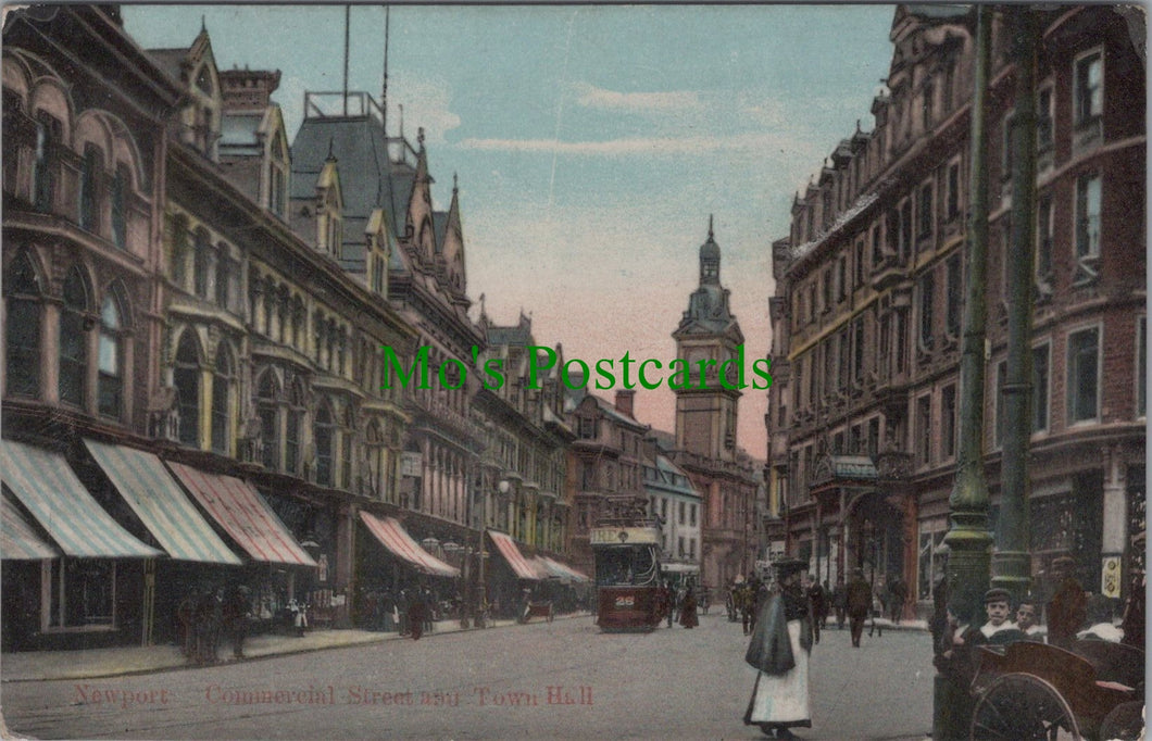 Commercial Street and Town Hall, Newport