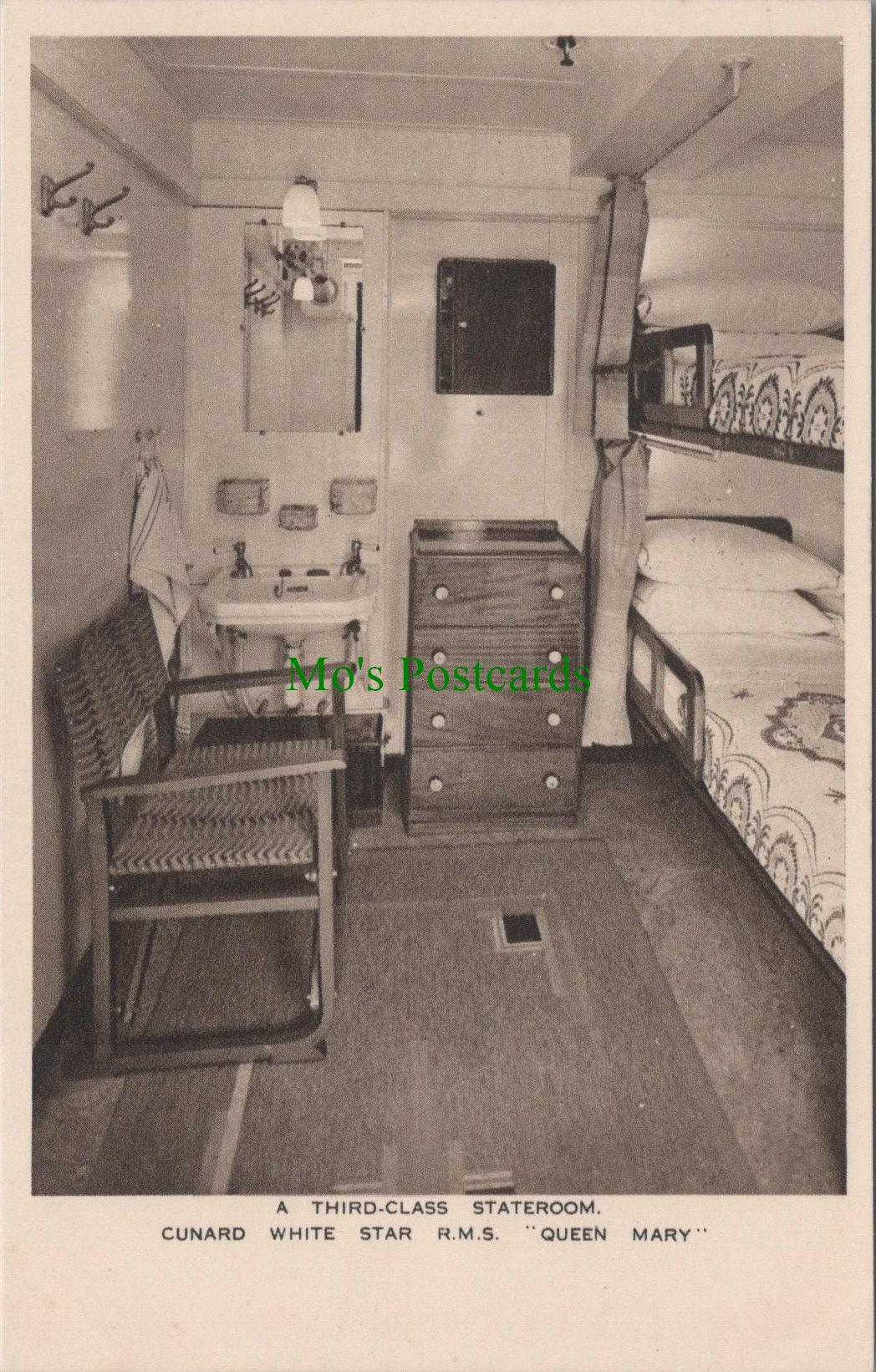 Shipping Postcard - R.M.S."Queen Mary"