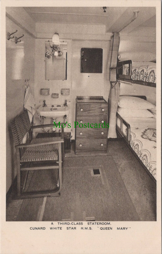 Shipping Postcard - R.M.S."Queen Mary"