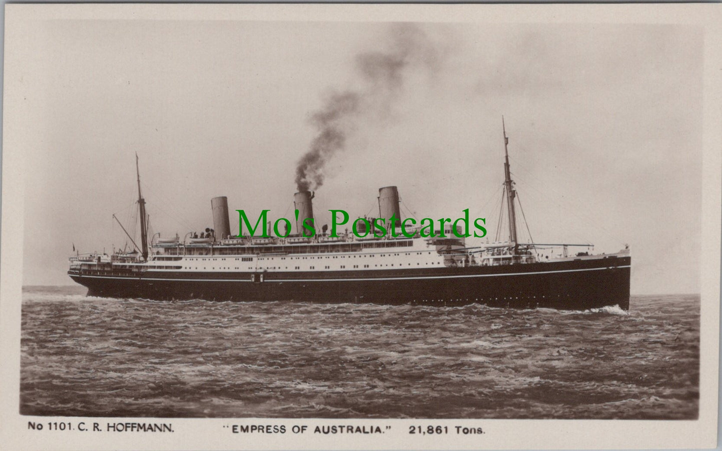 Shipping Postcard - "Empress of Australia"