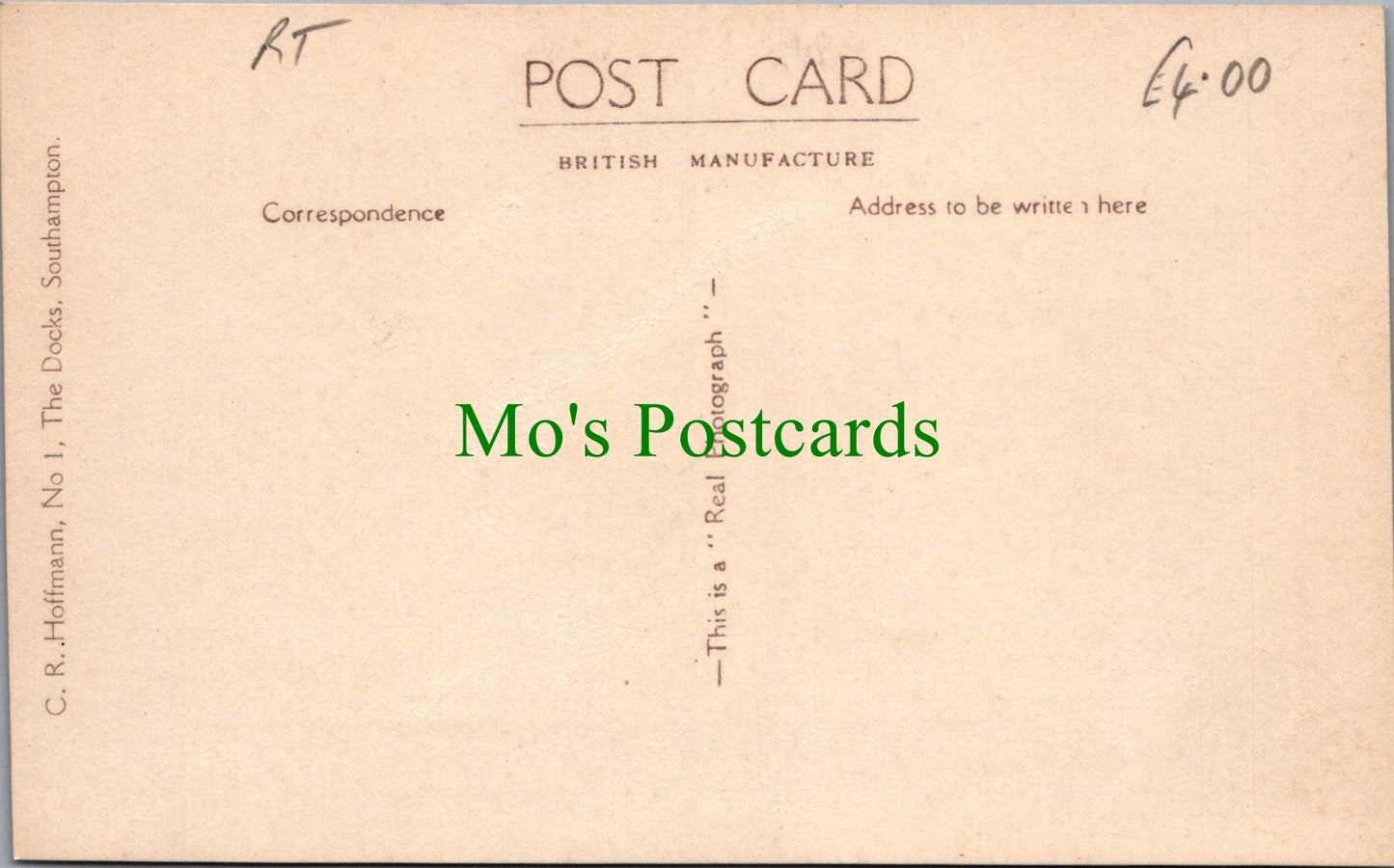 Shipping Postcard - "Empress of Australia"