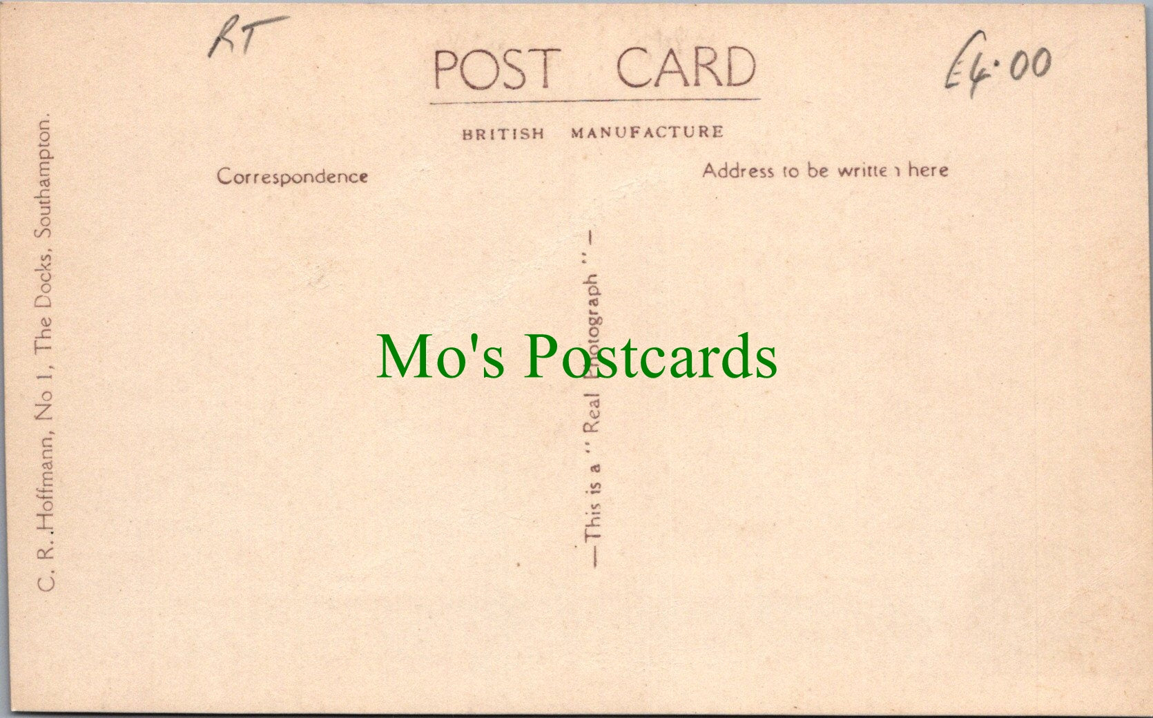 Shipping Postcard - "Empress of Australia"