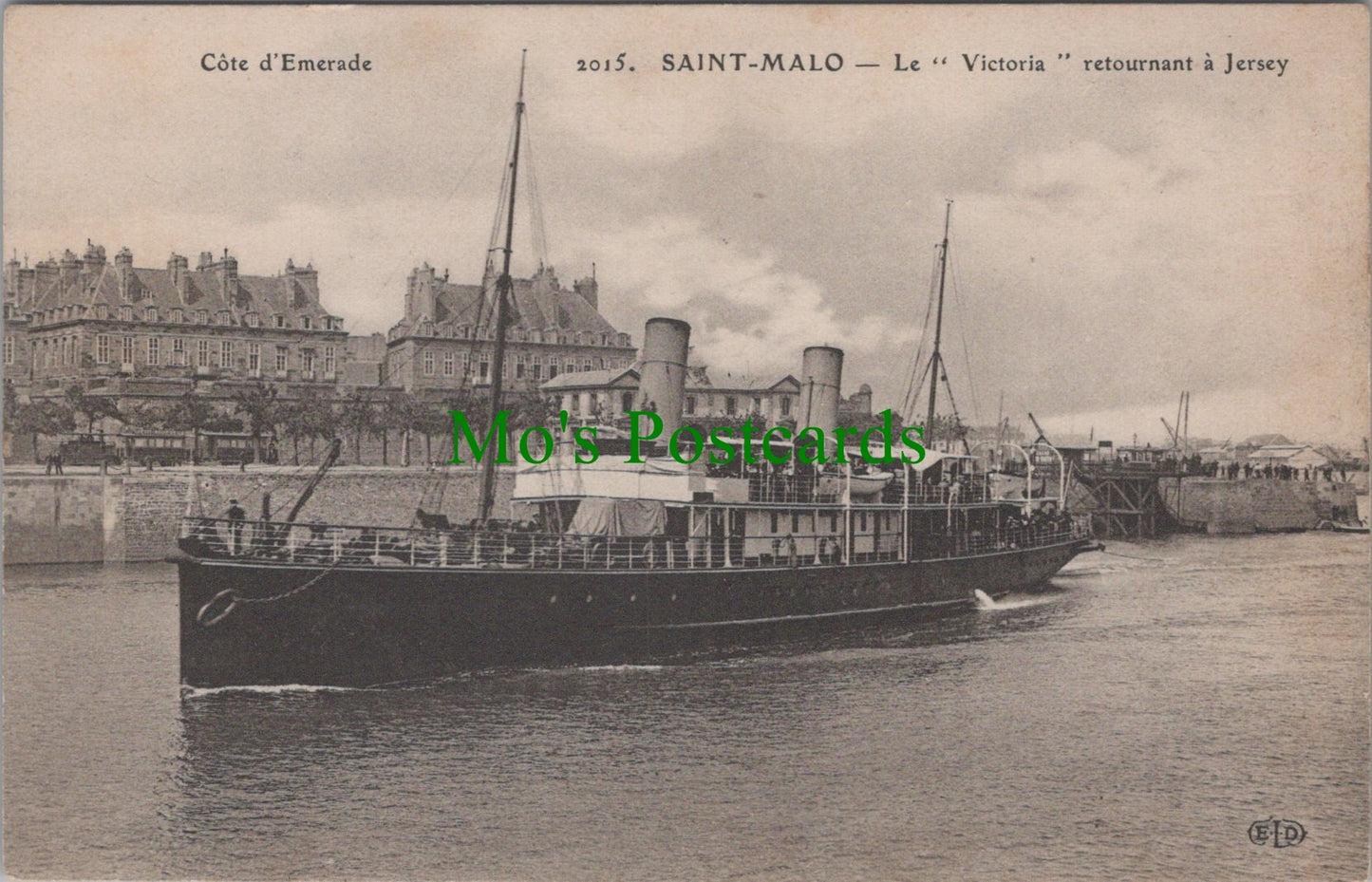 Saint-Malo - Le "Victoria" Retournant a Jersey