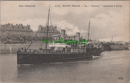 Saint-Malo - Le "Victoria" Retournant a Jersey