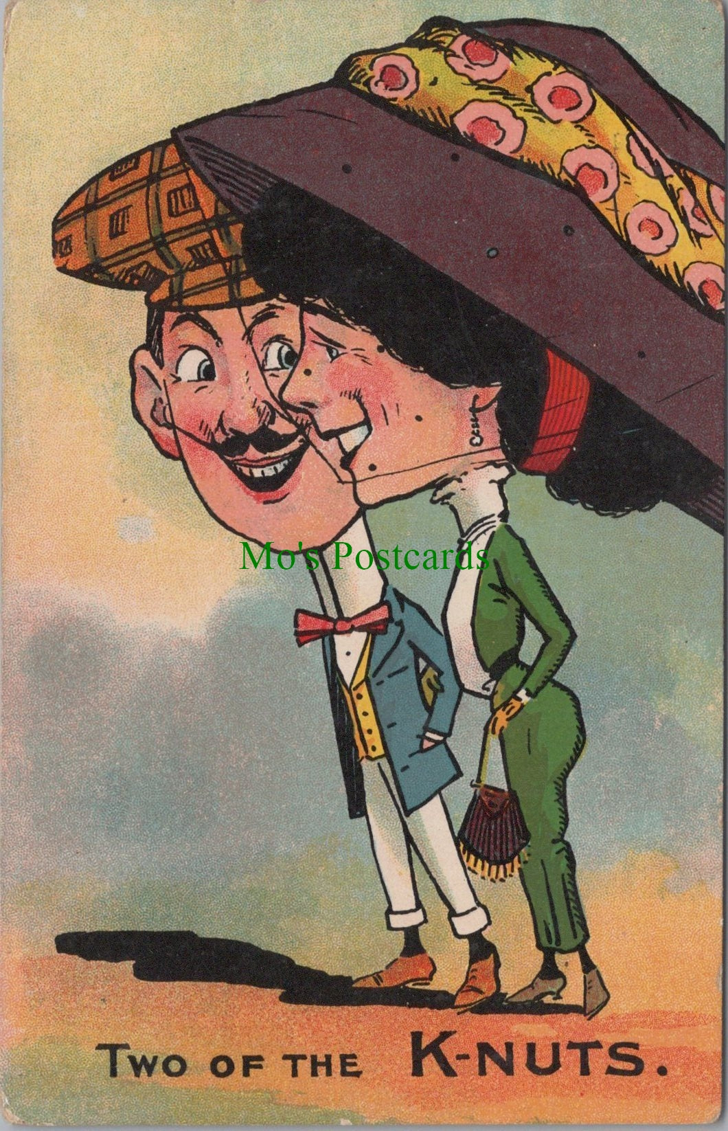 Comic Postcard - Two of The K-Nuts