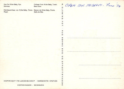 Denmark Postcard - Museum - Frilandsmuseet - Sorgenfri Station, Copenhagen - Mo’s Postcards 