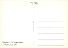 Load image into Gallery viewer, Egypt Postcard - Treasures of Tutankhamun - Ostrich Feather Fan - Mo’s Postcards 
