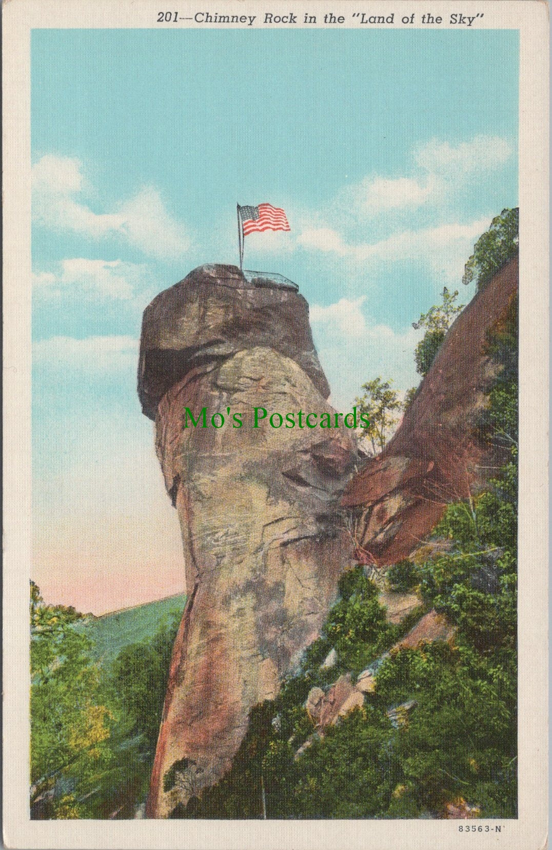 Chimney Rock in The "Land of The Sky", North Carolina