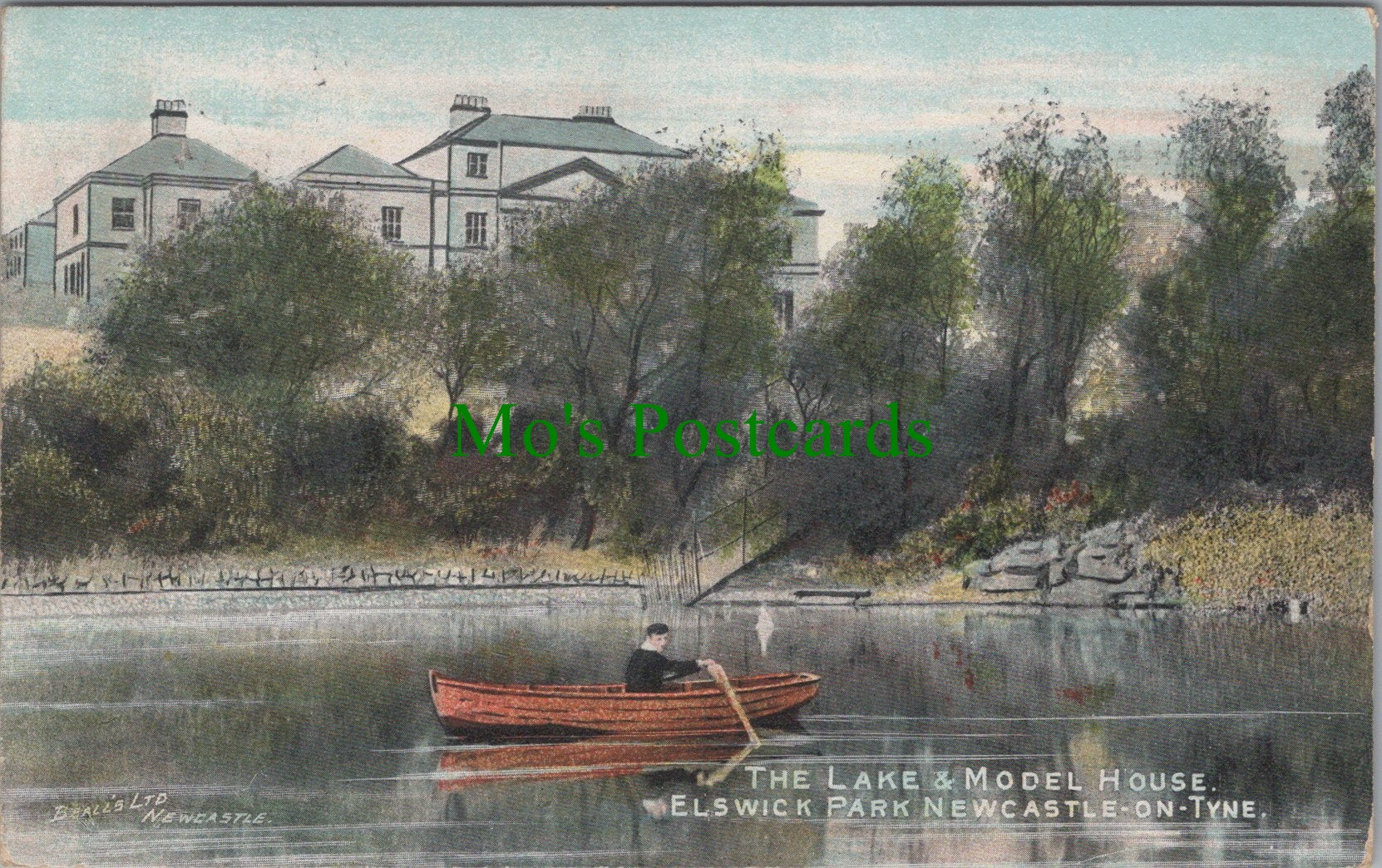The Lake & Model House, Elswick Park, Newcastle
