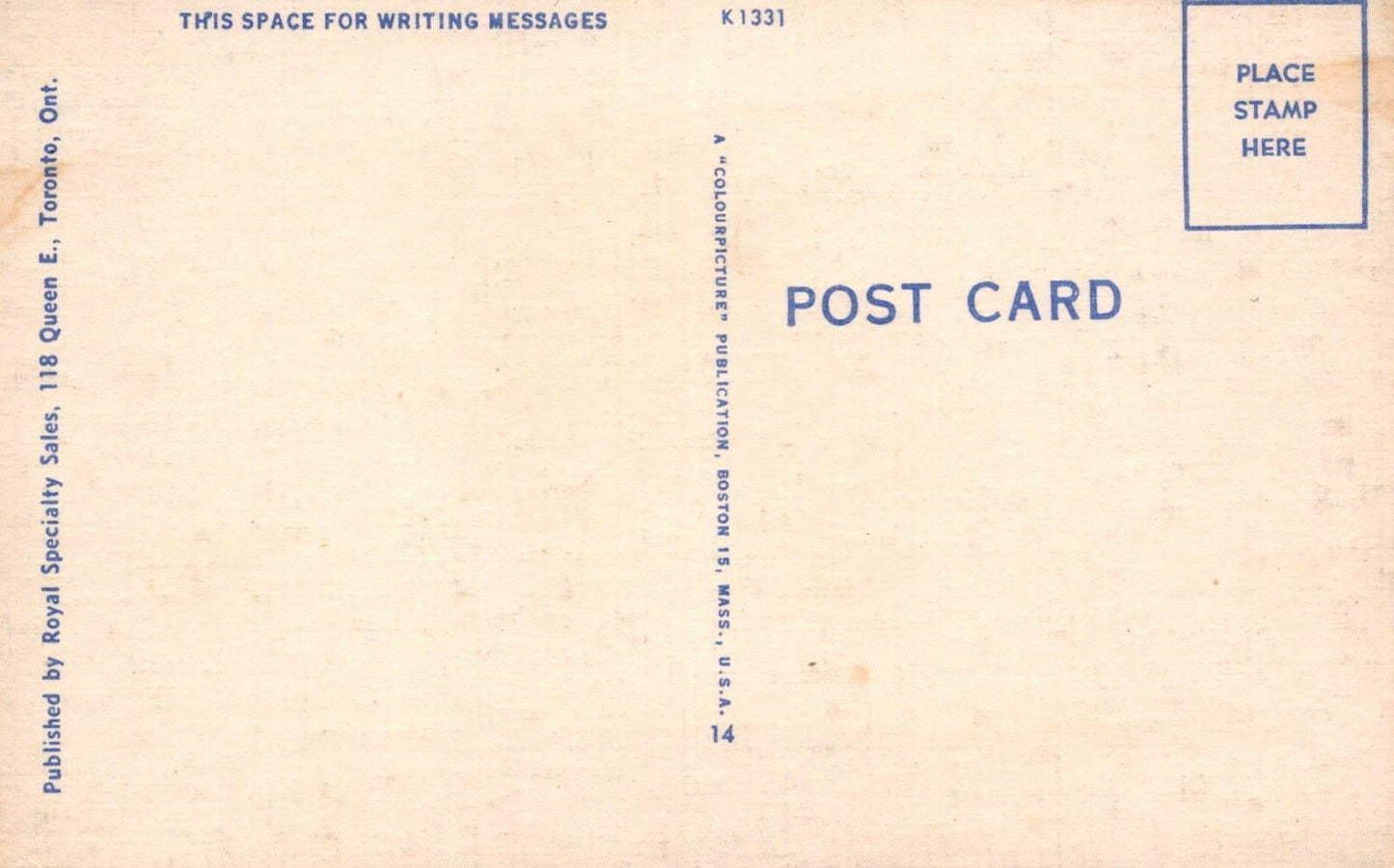 Canada Postcard - Royal Ontario Museum, Toronto - Mo’s Postcards 
