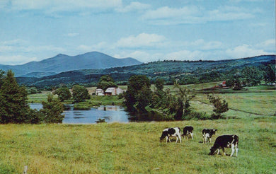 America Postcard - Mississquoi River, Enosburg Falls, Vermont - Mo’s Postcards 