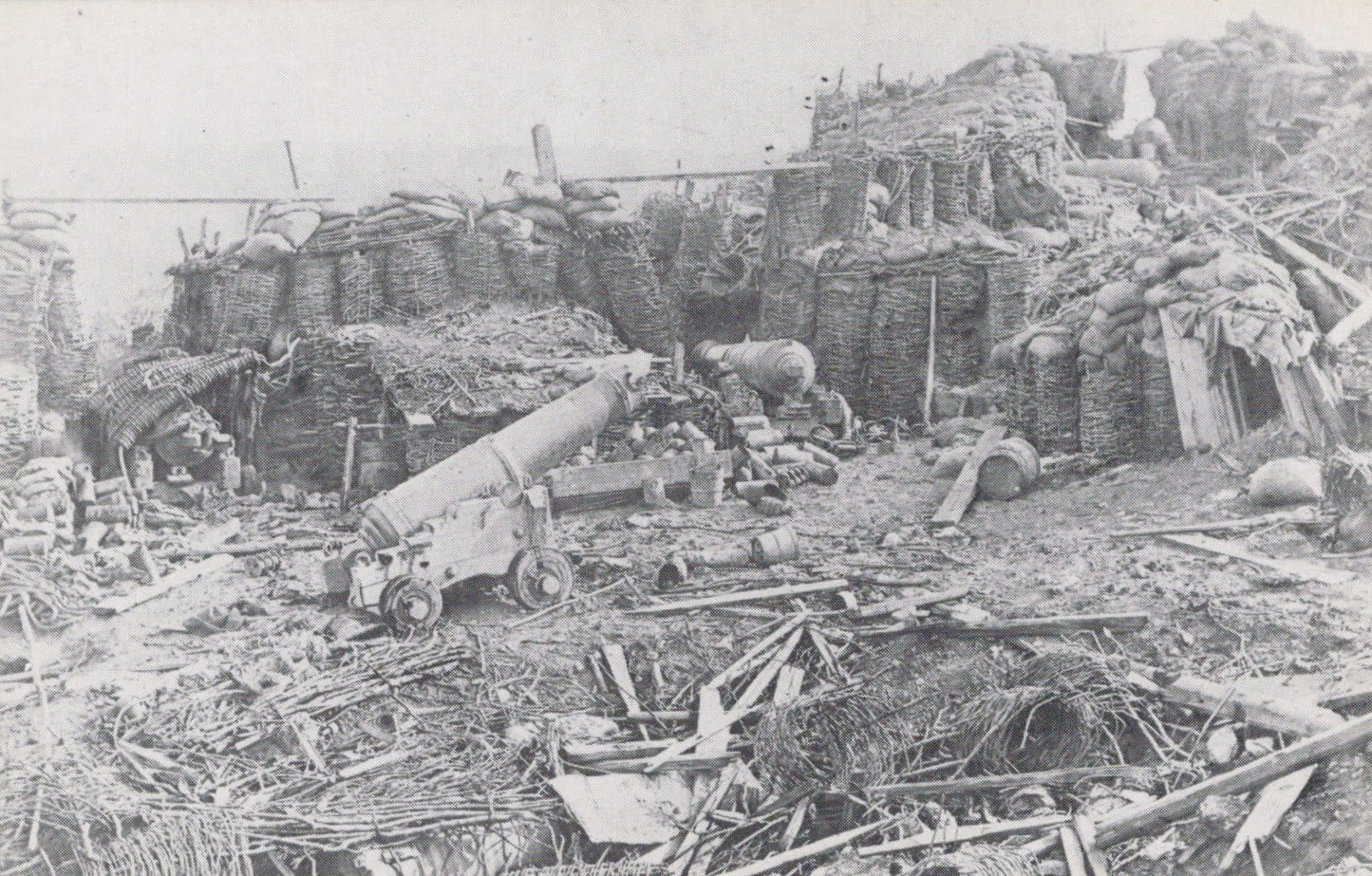 Military Postcard - Interior of The Redan, Sebastopol, After Russian Withdrawal - British Army Museum - Mo’s Postcards 