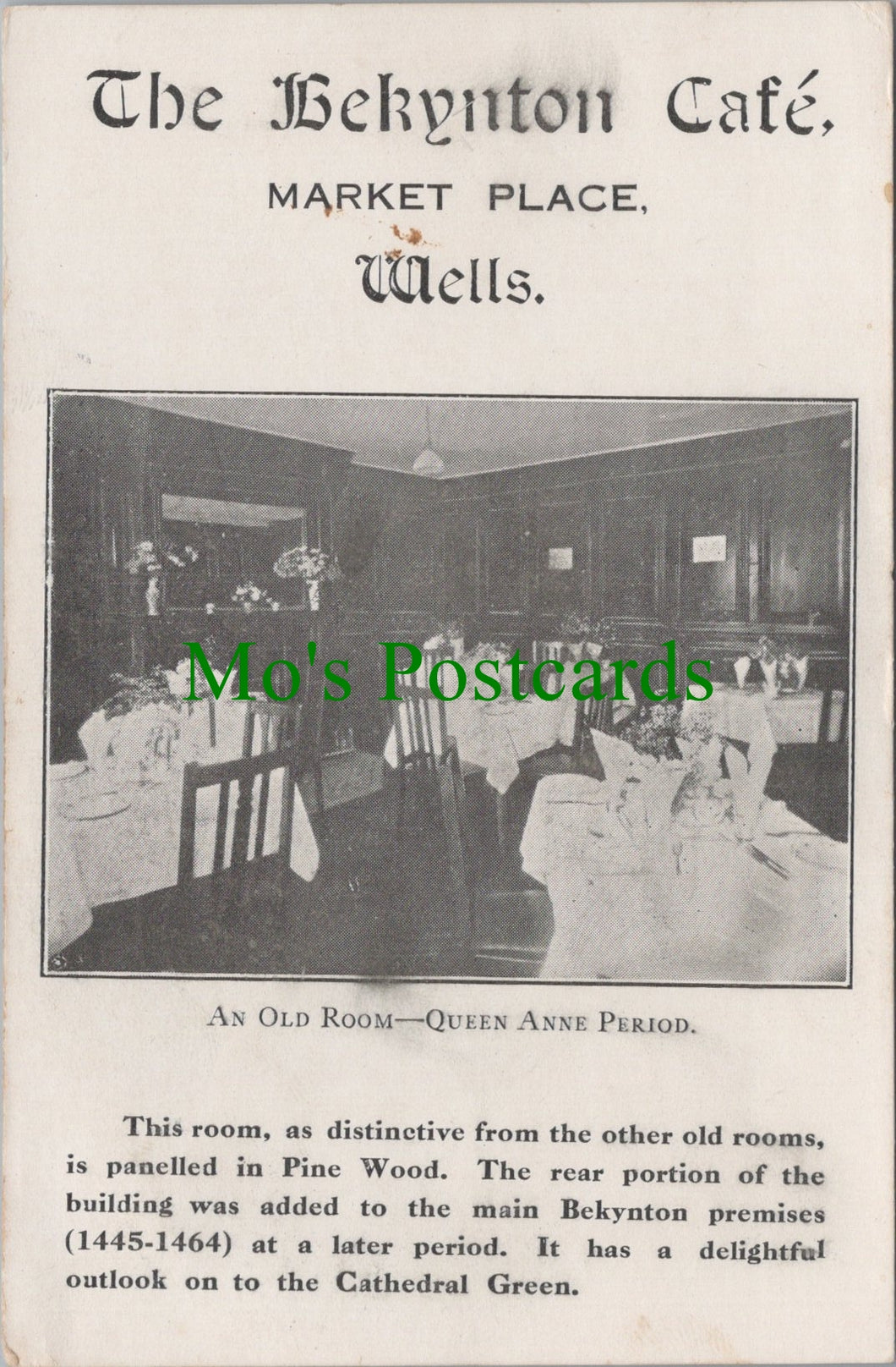 The Bekynton Cafe, Wells, Somerset