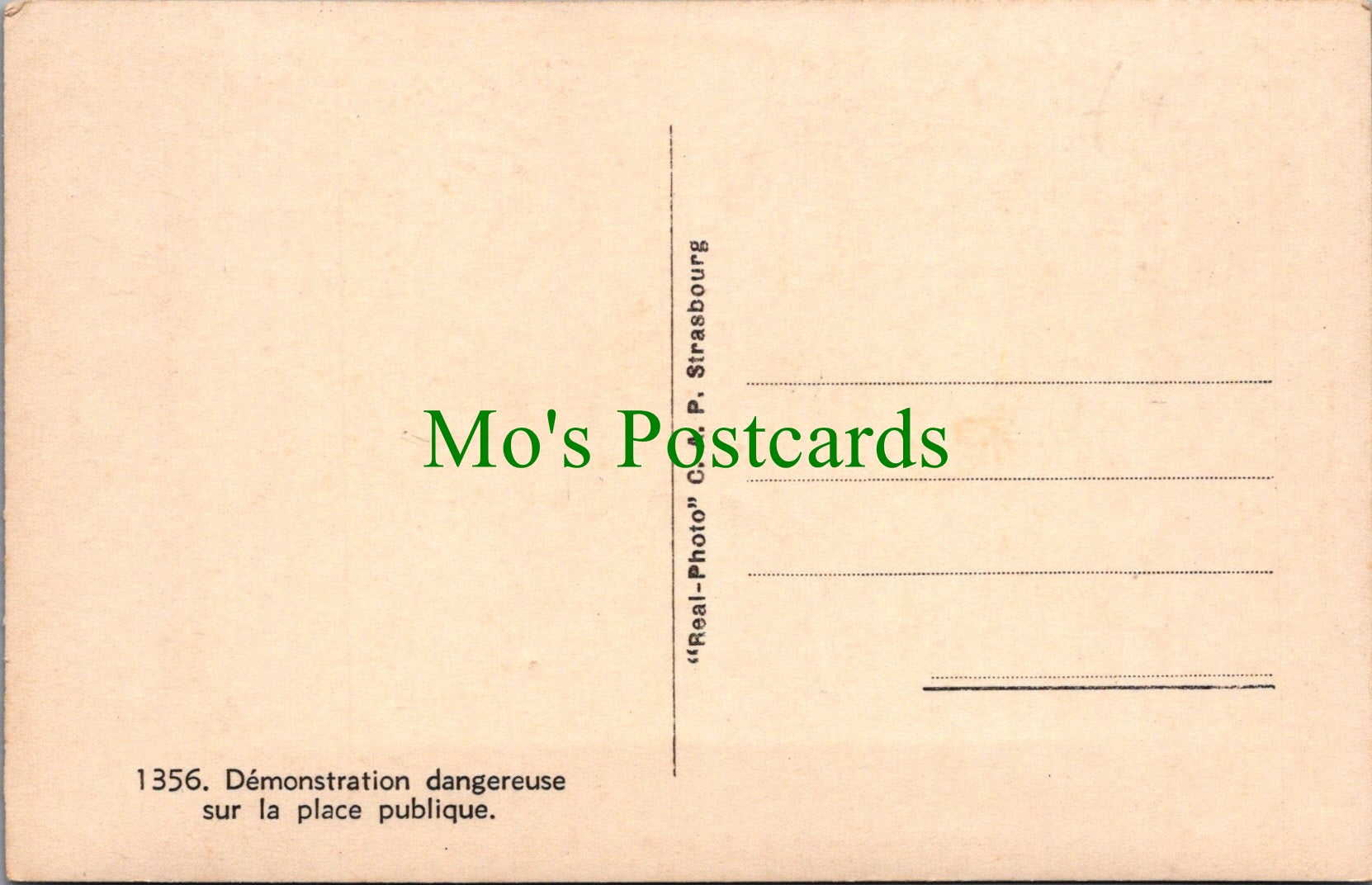 Animals Postcard - A Snake Charmer