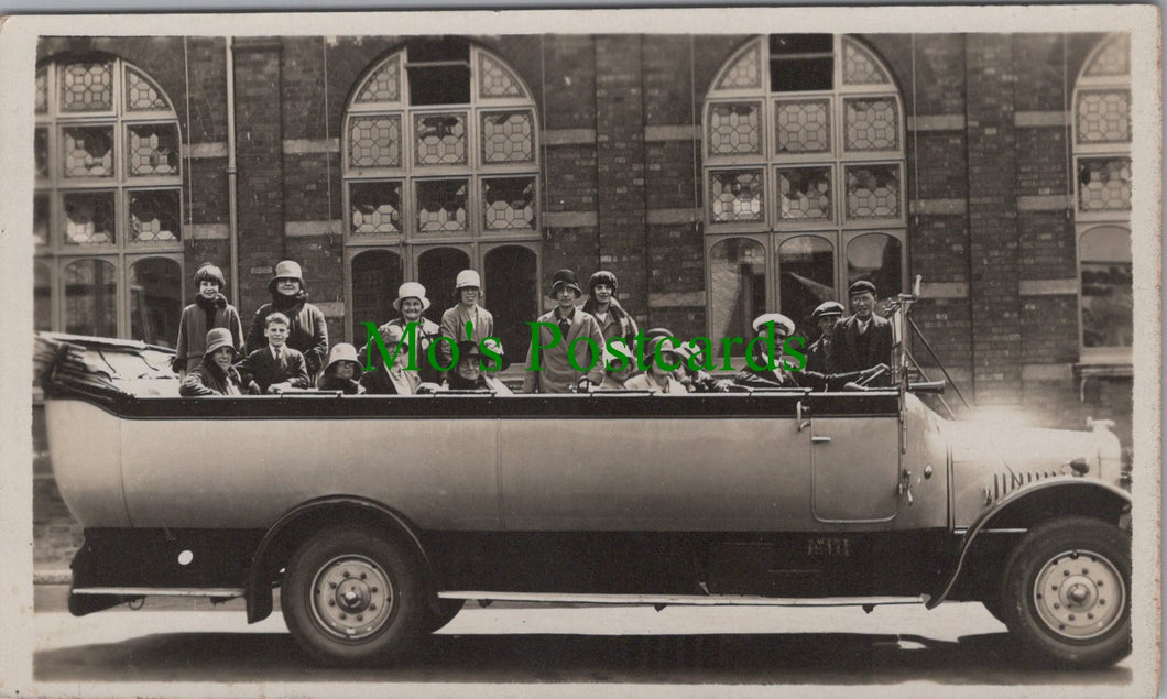 Transport Postcard - A Charabanc Excursion