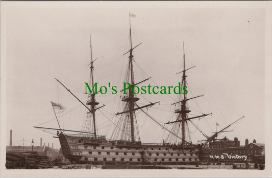 Naval Postcard - H.M.S.Victory, Portsmouth