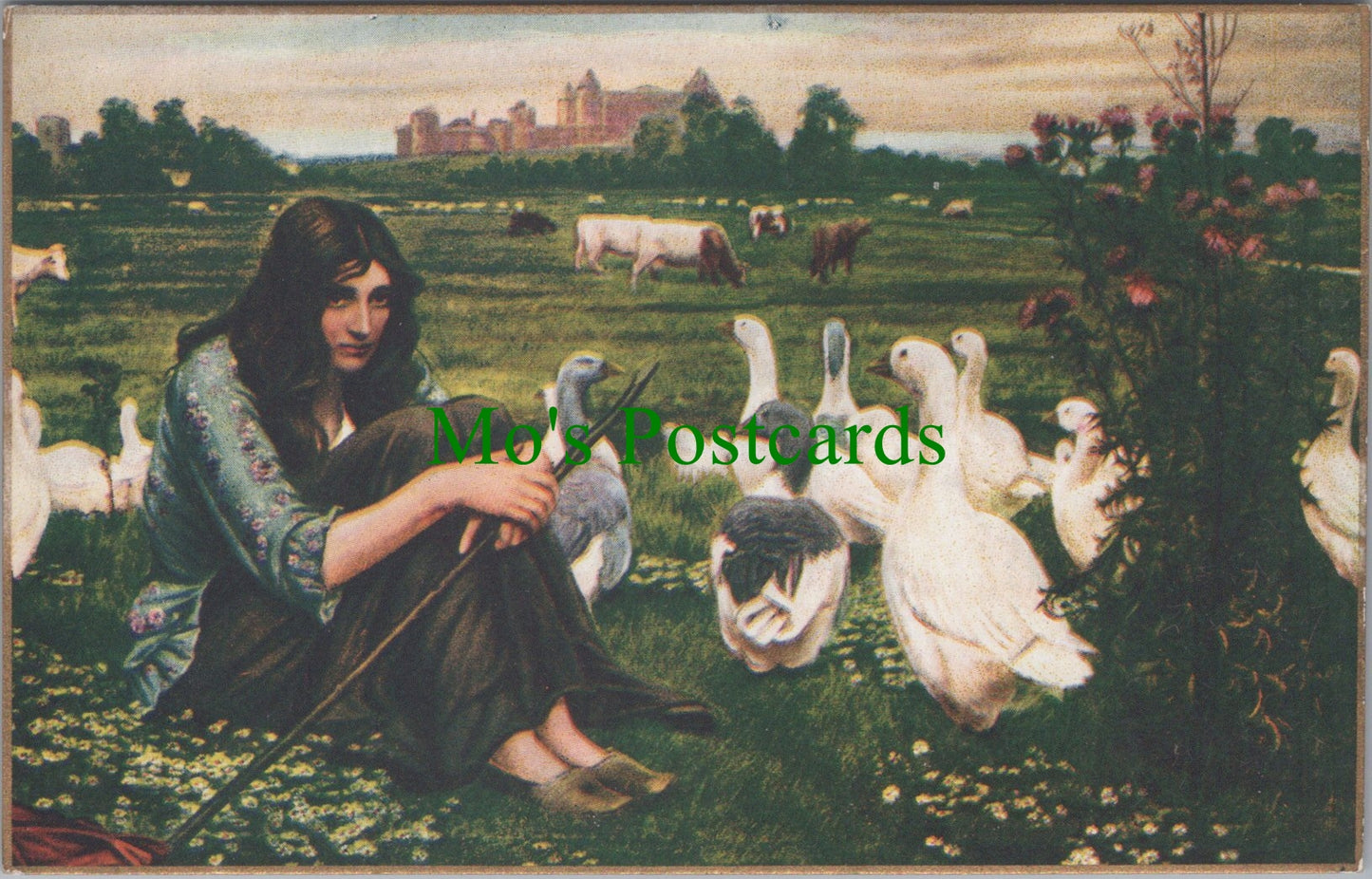 Goose Girl By Valentine Cameron Prinsep