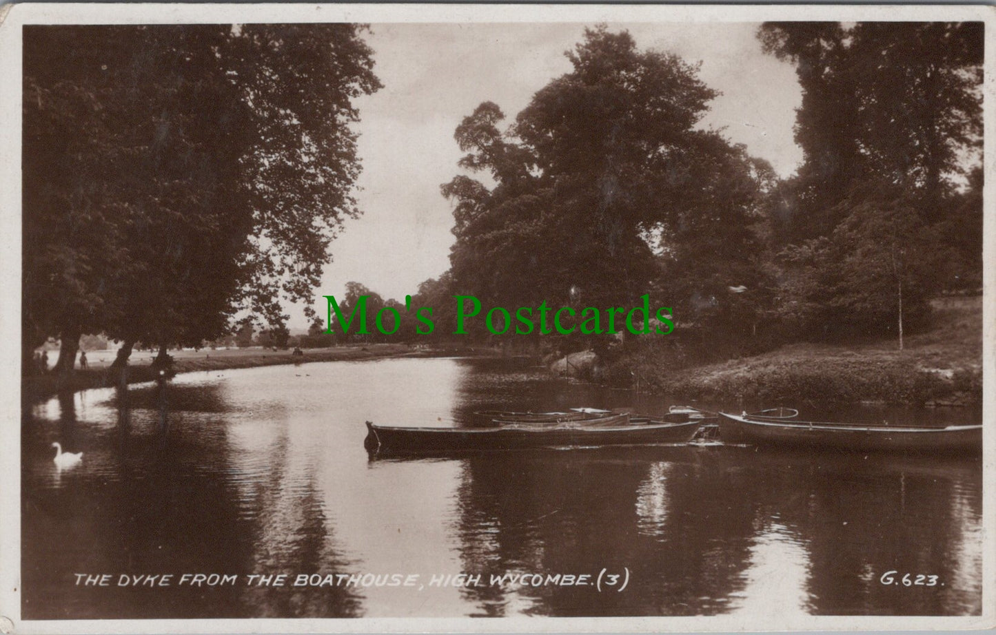 The Dyke From The Boathouse, High Wycombe
