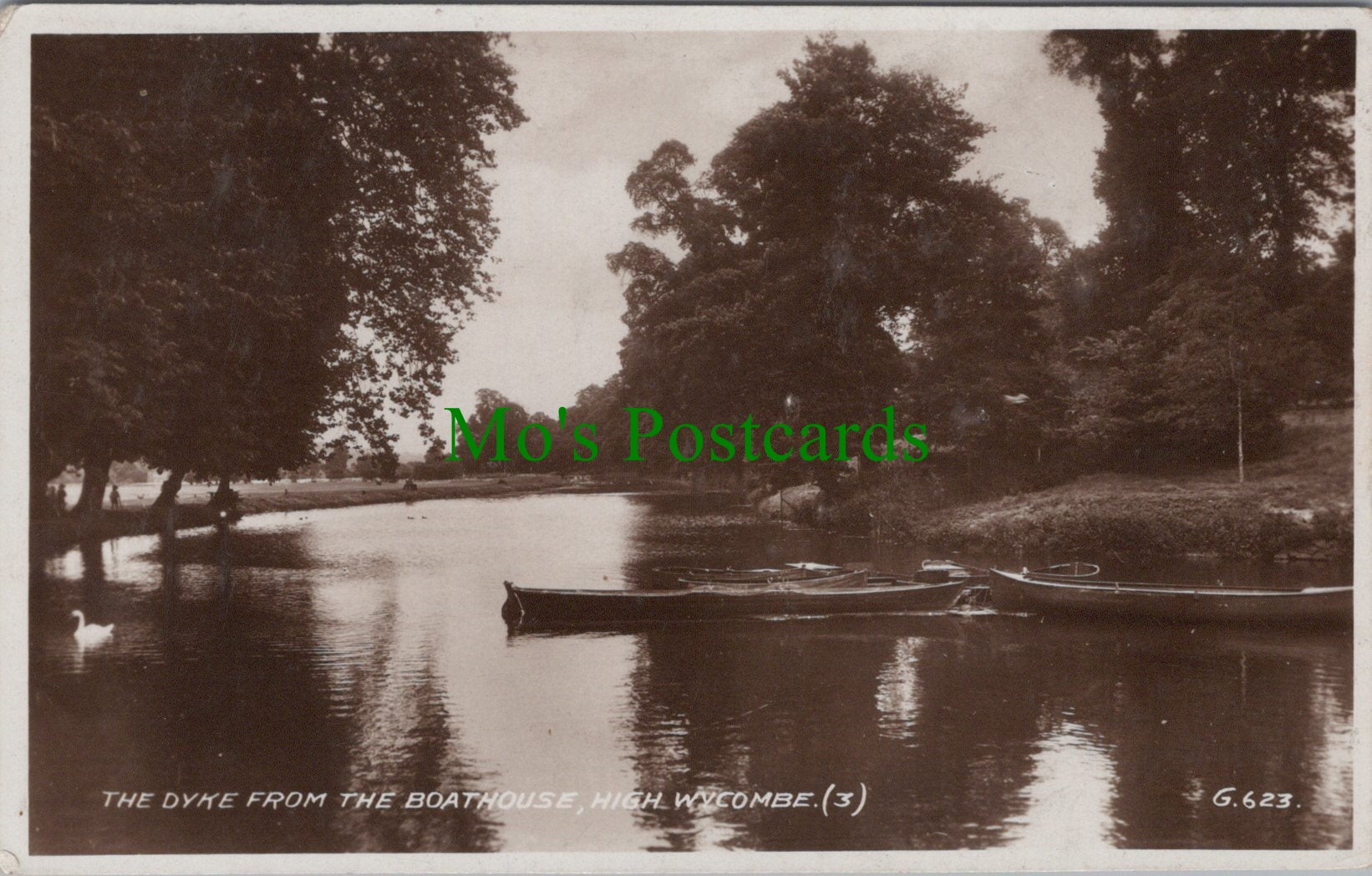 The Dyke From The Boathouse, High Wycombe