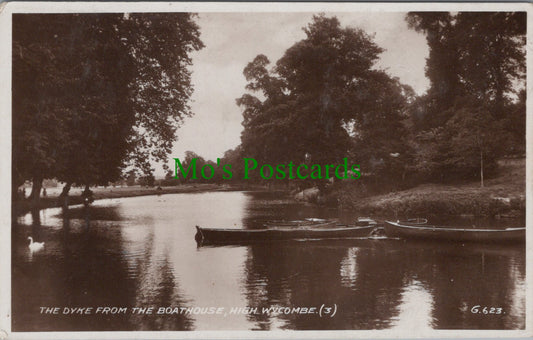 The Dyke From The Boathouse, High Wycombe