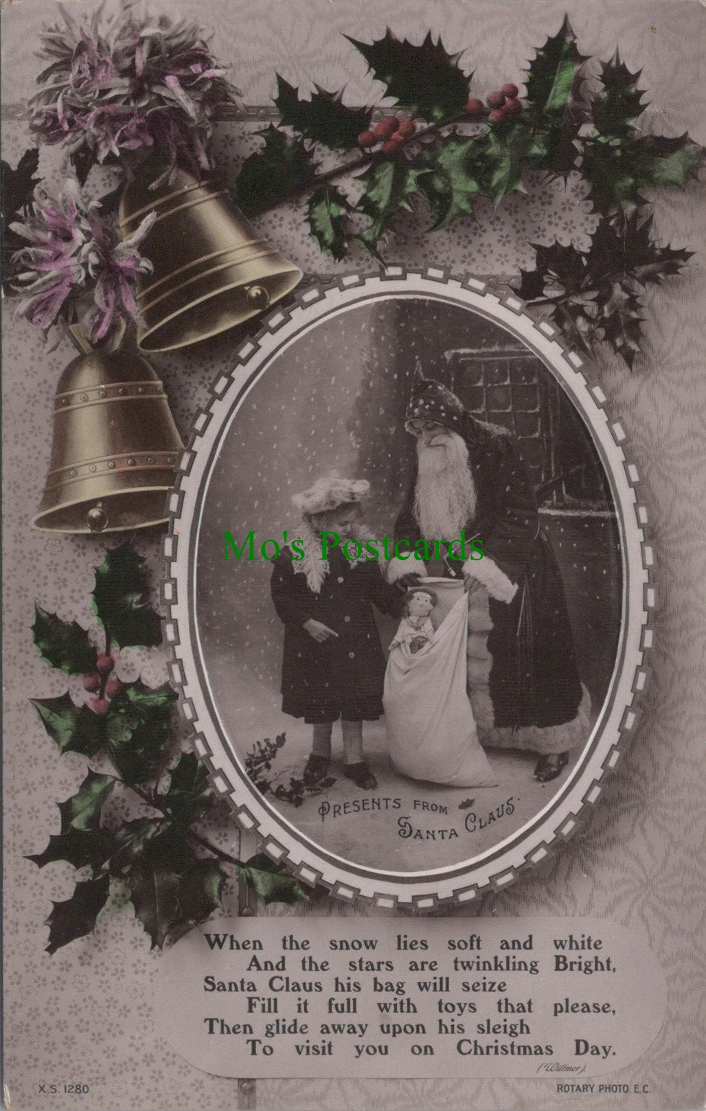 Greetings Postcard - Presents From Santa Claus