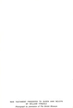 Load image into Gallery viewer, British Museum Postcard - New Testament Presented To Queen Ann Boleyn By William Tyndale - Mo’s Postcards 
