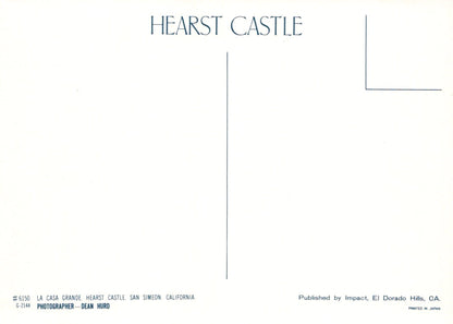 America Postcard - La Casa Grande Hearst Castle, San Simeon, California - Mo’s Postcards 