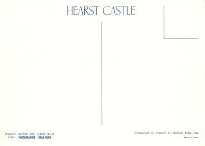 America Postcard - Neptune Pool, Hearst Castle, San Simeon, California - Mo’s Postcards 